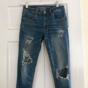 American Eagle Ripped Skinny Jeans